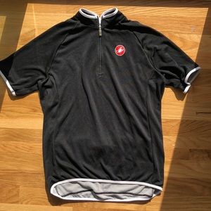 Castelli Womens Black Cycling Jersey Top - M